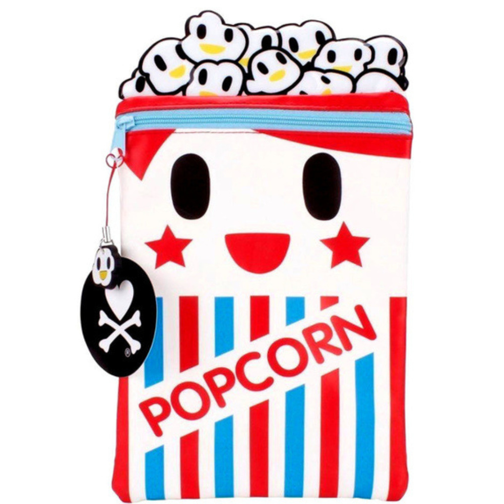 POPCoRN PENCiL Cell Phone CAsE Money PuRSE ZiP BAG